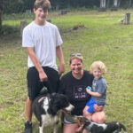 Alana Simmons and family cleaned up the Elizabeth Presbyterian Cemetery