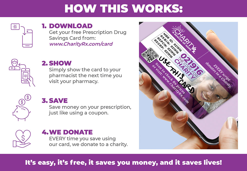 Image of How The CharityRx Card Works